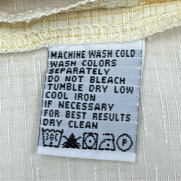 Tommy Bahama Short Sleeve Button Up Silk Hawaiian Shirt Golden Yellow Sz XL - Picture 13 of 16